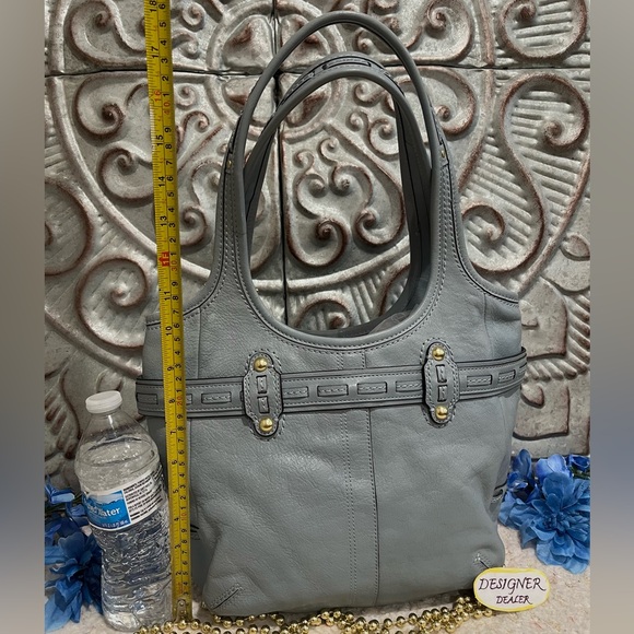 COACH Legacy Ergo Light Blue Leather Belted Hobo Tote 17208 EUC! RARE!! 💎💎 - Picture 8 of 13